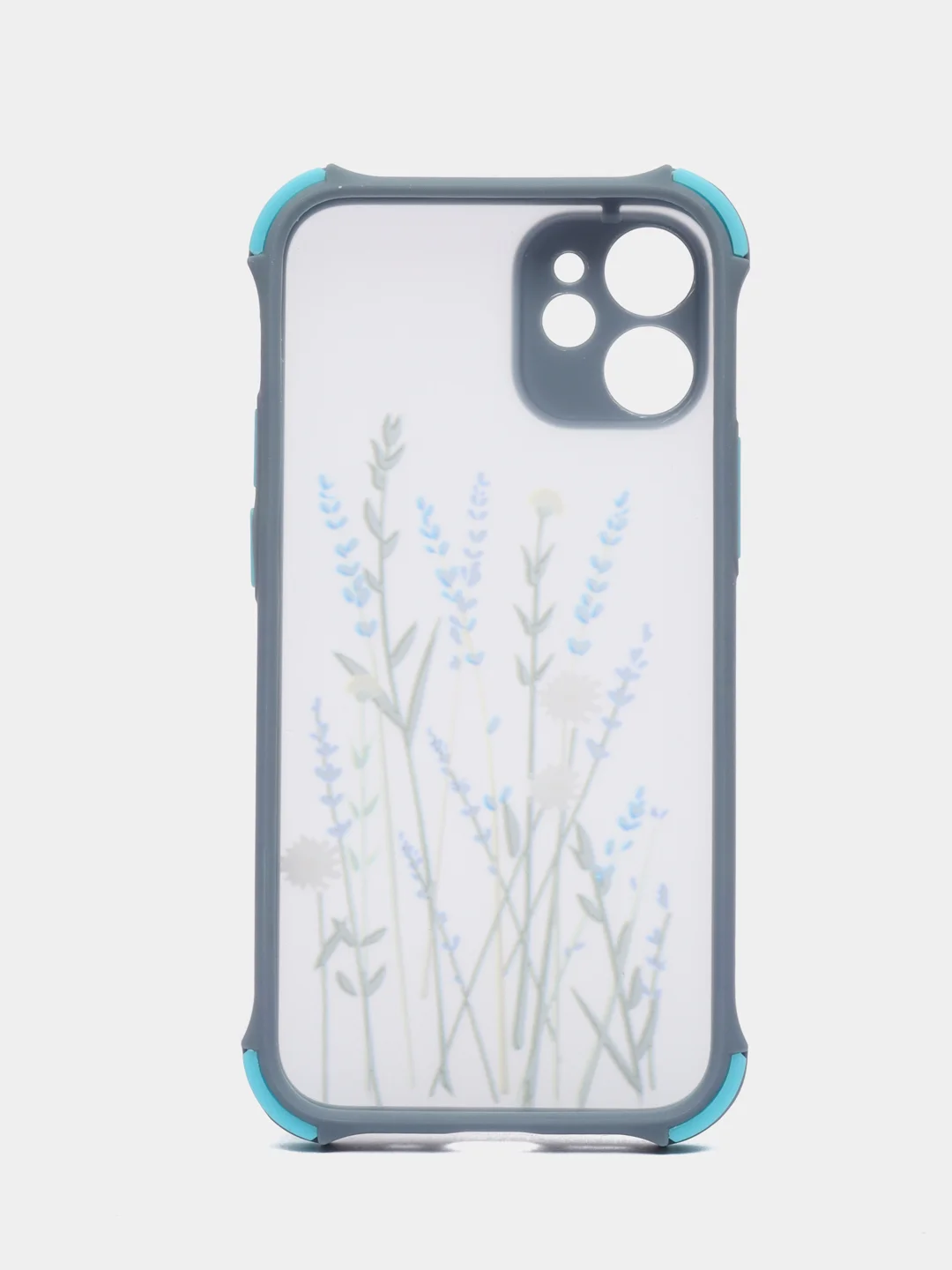 Фиолетовый чехол с цветами для Apple iPhone 12, 12 Pro, 12 Pro Max, 12 mini , 11 , 11 Pro, 11 Pro Max