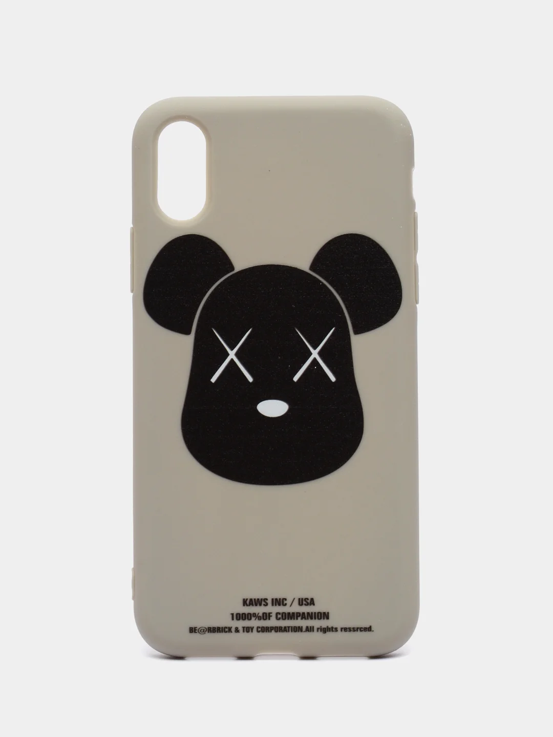 Серый меланж чехол с медведем для iPhone 11, 11 Pro, 11 Pro Max, XS, XS Max, XR, 7, 8
