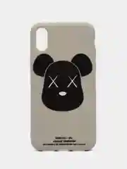 Серый меланж чехол с медведем для iPhone 11, 11 Pro, 11 Pro Max, XS, XS Max, XR, 7, 8