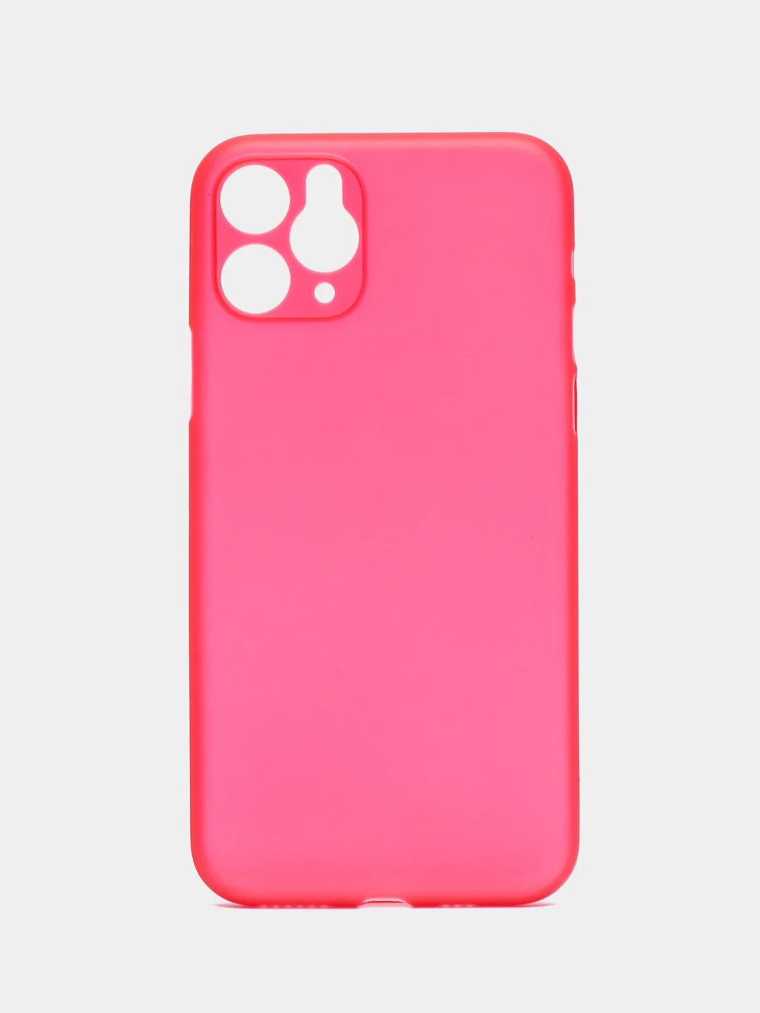 Красный ультратонкий матовый чехол на iPhone 11, 11 Pro, 11 Pro Max