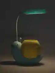 Ледяной настольный LED-светильник с карандашницей, с точилкой