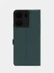 Чехол-книжка Krutoff Eco Book для Xiaomi Redmi 13C/Poco C65 зелёный опал