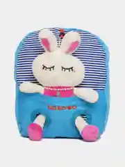 Лазурный рюкзак детский с мишкой
