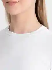 Белый женский базовый лонгслив кроп топ из хлопка