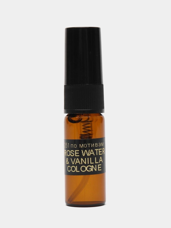 Духи по мотивам Rose Water & Vanilla Cologne (2023), 3 мл