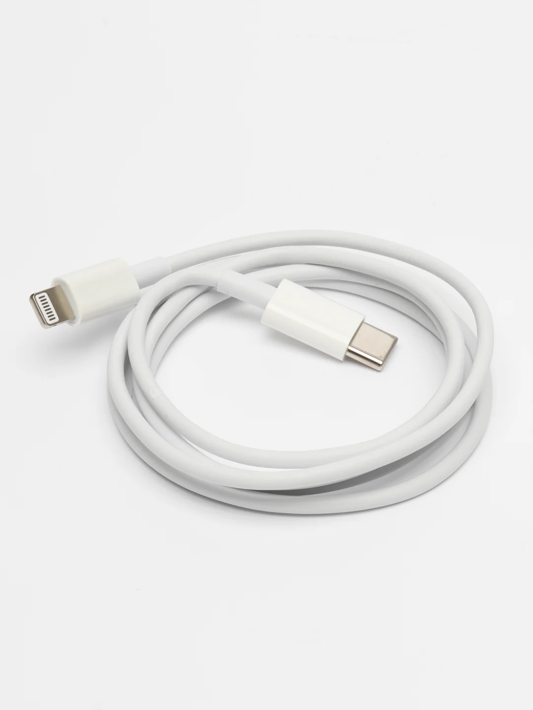 Белый зарядное устройство, блок питания с кабелем Type-C/Lightning для iPhone