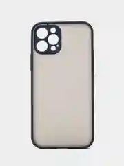 Темно-синий матовый чехол на iPhone 12, 12 mini, 12 Pro, 12 Pro Max с покрытием Soft Touch