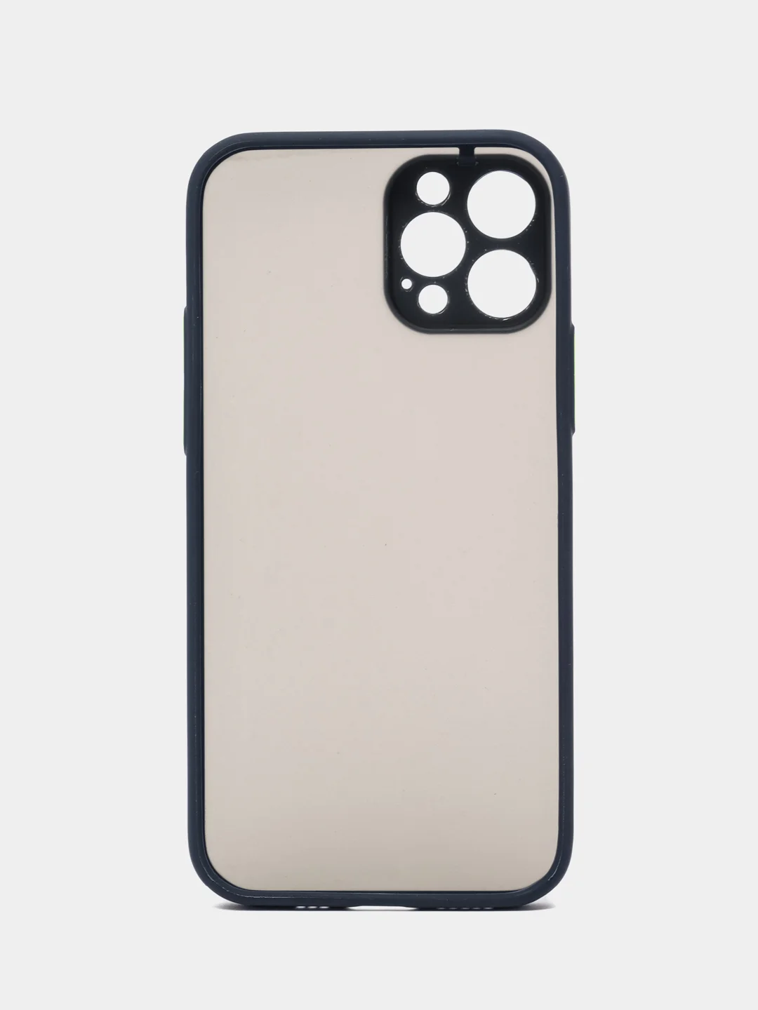 Темно-синий матовый чехол на iPhone 12, 12 mini, 12 Pro, 12 Pro Max с покрытием Soft Touch