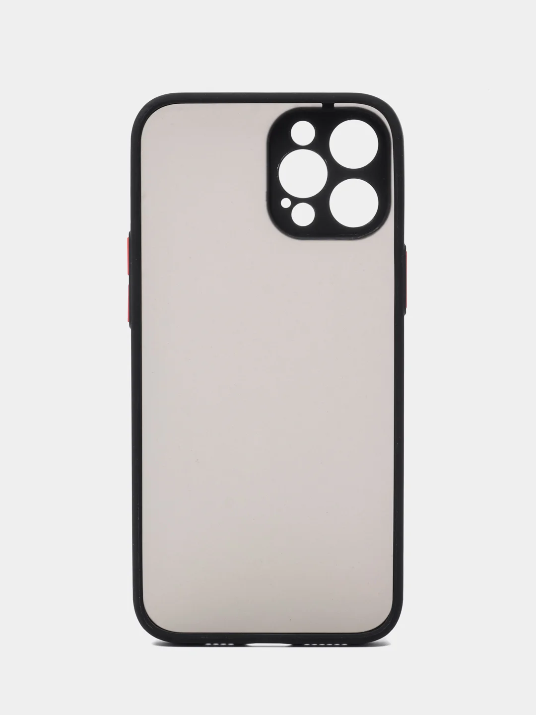 Черный матовый чехол на iPhone 12, 12 mini, 12 Pro, 12 Pro Max с покрытием Soft Touch