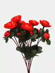 Красный искусственные цветы, букет роз, камелии, высота букета 35 см