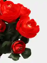 Красный искусственные цветы, букет роз, камелии, высота букета 35 см