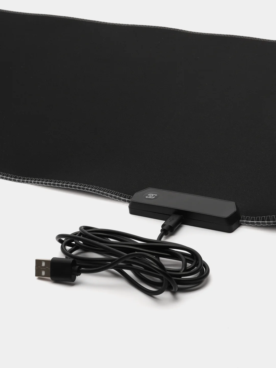 Коврик игровой для клавиатуры и мышки с RGB подсветкой, компьютерный коврик