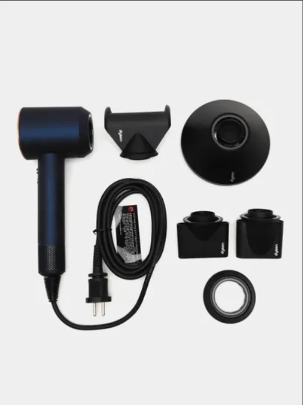 Красный фен для волос Dyson HD08, вилка российская