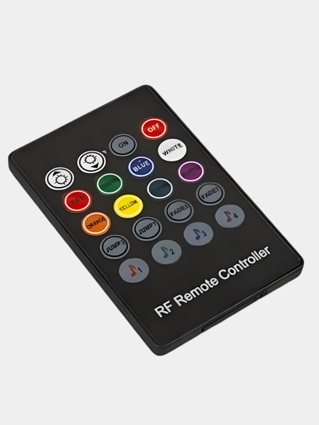Аудиоконтроллер для светодиодной ленты и линеек RGB (12V, 72W, 20 кнопок)