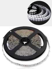 Светодиодная лента SMD 3528, 300 Led, IP33, 24V, Standart, белый, 6000K