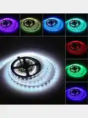 Светодиодная лента SMD 5050, 150 Led, IP33, 12V, RGB, длина 5 метров, ширина 10 мм, 36W