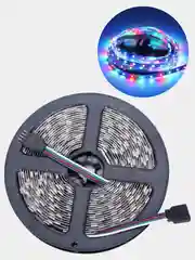 Светодиодная лента SMD 5050, 150 Led, IP33, 12V, RGB, длина 5 метров, ширина 10 мм, 36W