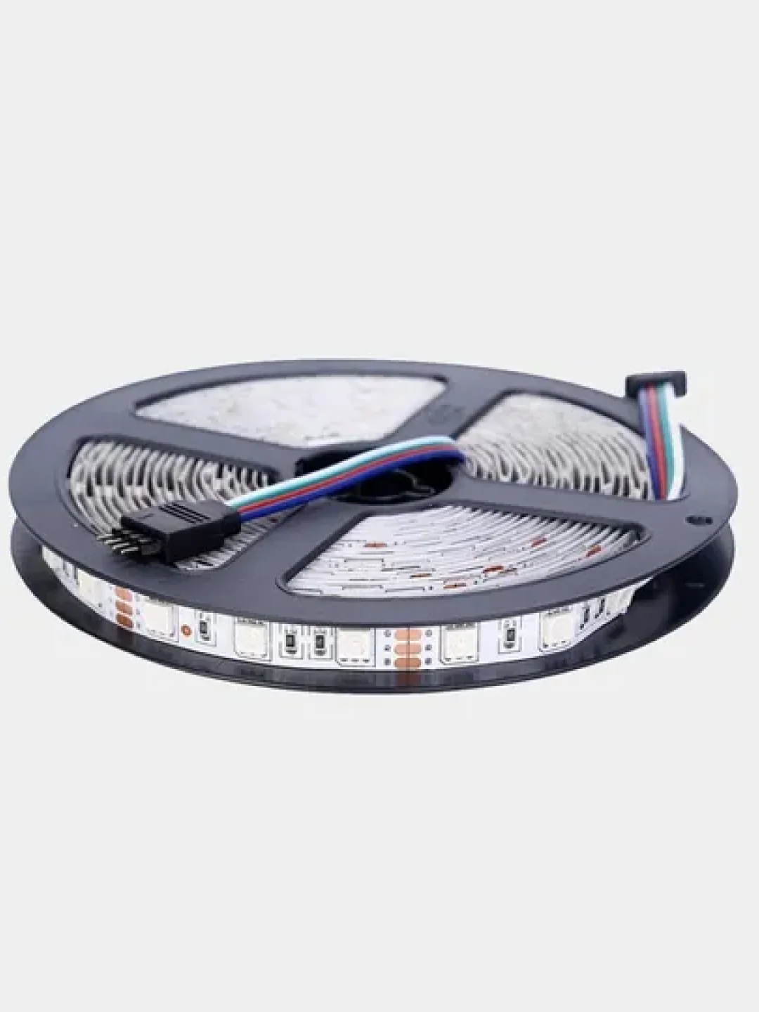 Светодиодная лента SMD 5050, 150 Led, IP33, 12V, RGB, длина 5 метров, ширина 10 мм, 36W