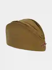 Зеленый пилотка военная, детская и взрослая, солдатская, со звездой, на 9 мая