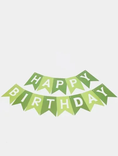 Розовый гирлянда Happy birthday