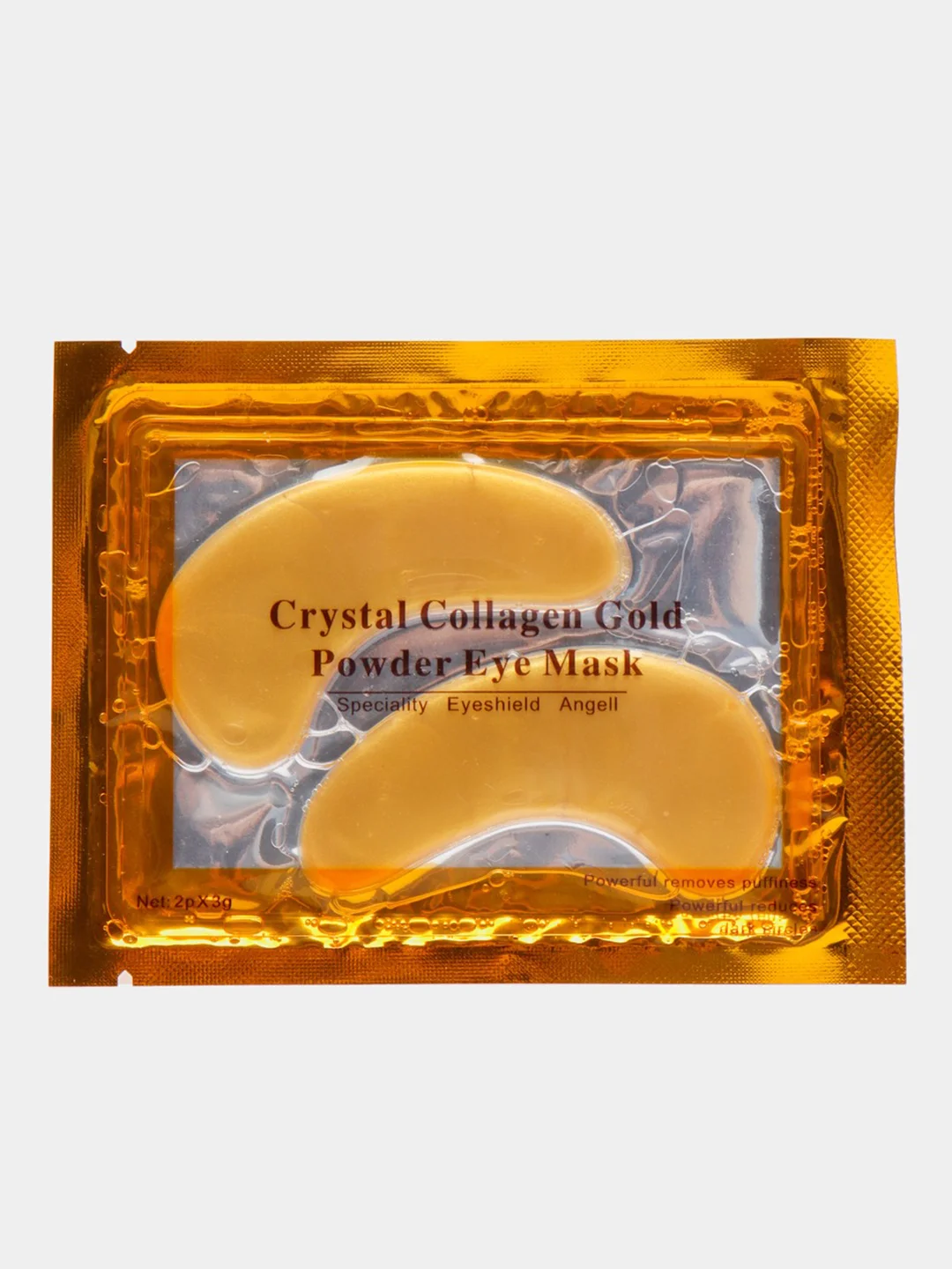 Золотой коллагеновые патчи для глаз, White and Gold - Deck out Women, Crystal Eyelid patch!