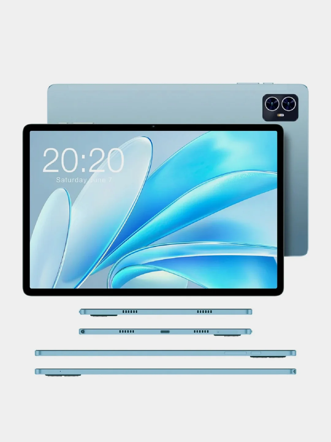 Планшет TECLAST M50HD 10.1", 8ГБ, 128GB, 3G, LTE, Android 13 голубой
