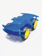 Синий универсальная мобильная платформа "Робот-автомобиль", 4х4 WD, 2-уровневый