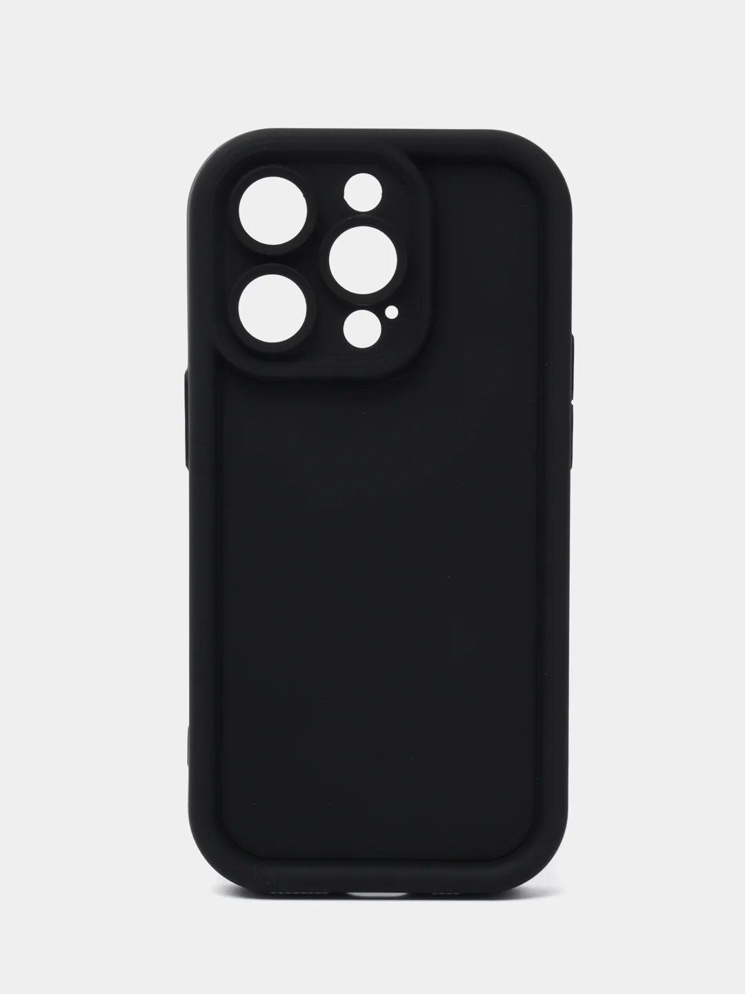 Черный чехол для iPhone (Айфон) 14, 14 Pro, 15, 15 Pro