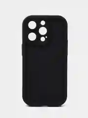 Черный чехол для iPhone (Айфон) 14, 14 Pro, 15, 15 Pro
