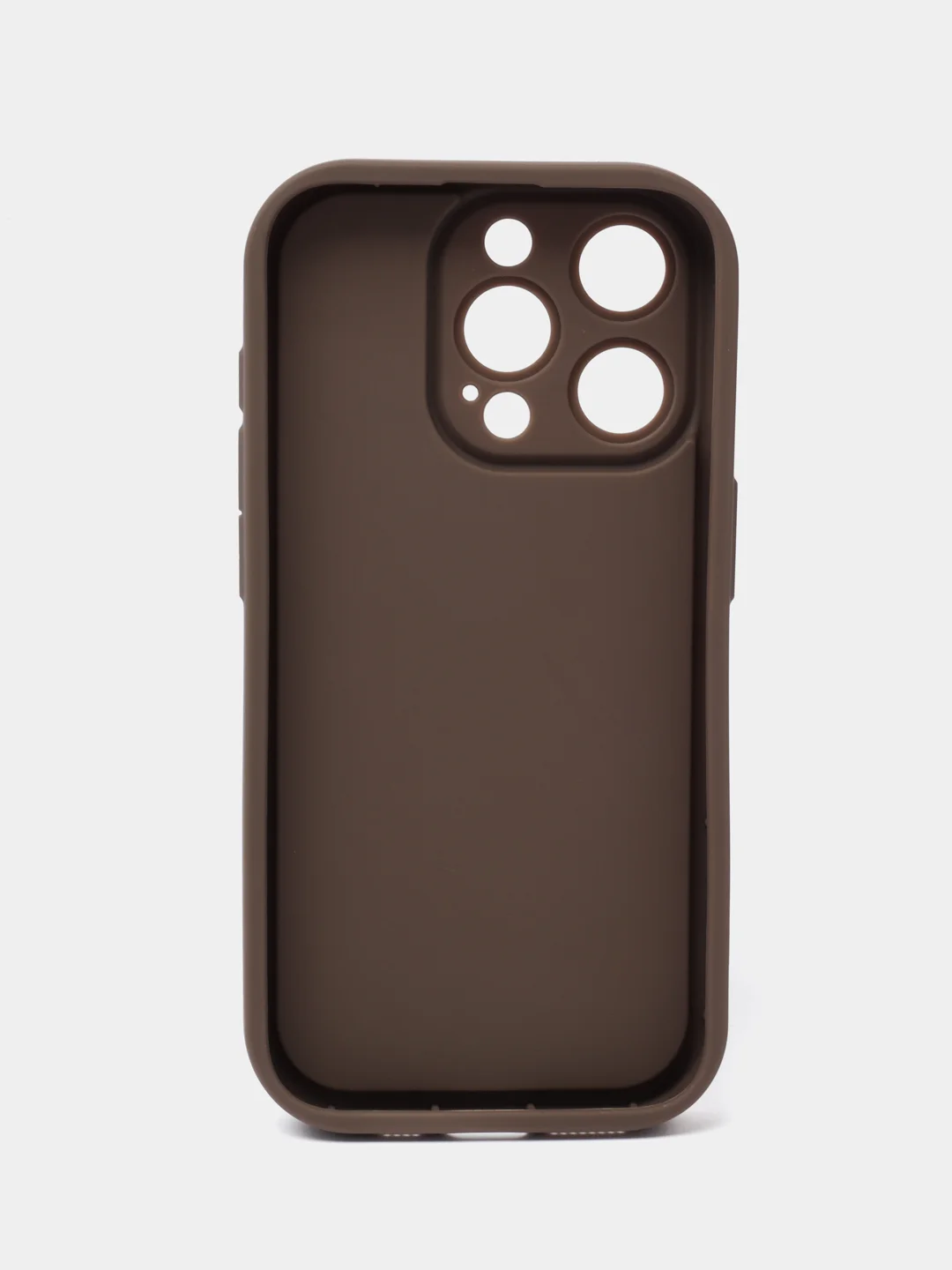 Коричневый чехол для iPhone (Айфон) 14, 14 Pro, 15, 15 Pro