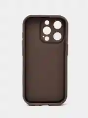 Коричневый чехол для iPhone (Айфон) 14, 14 Pro, 15, 15 Pro