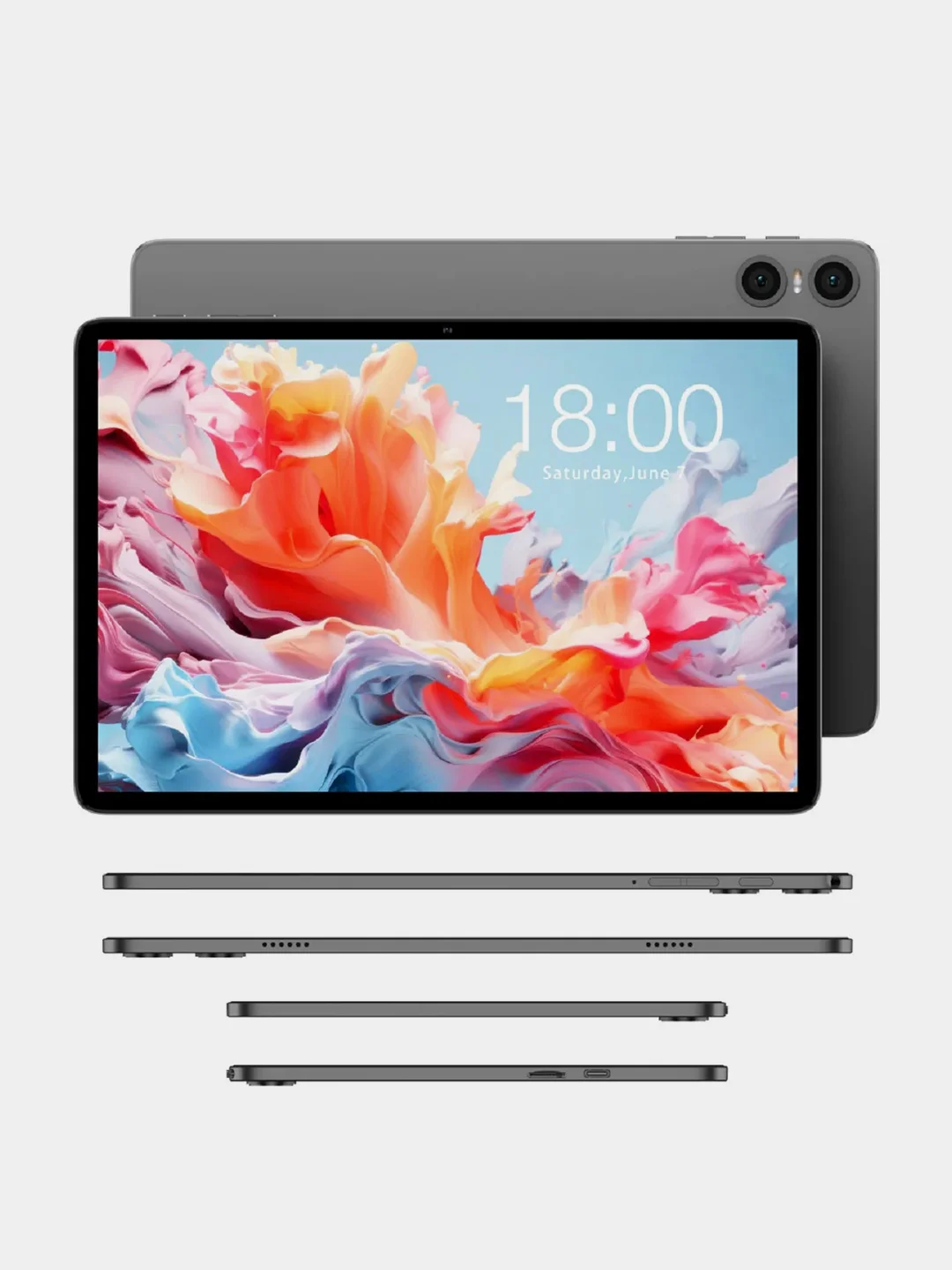 Планшет TECLAST P30T 10.1", 4GB, 128GB, Wi-Fi, Android 14 серый