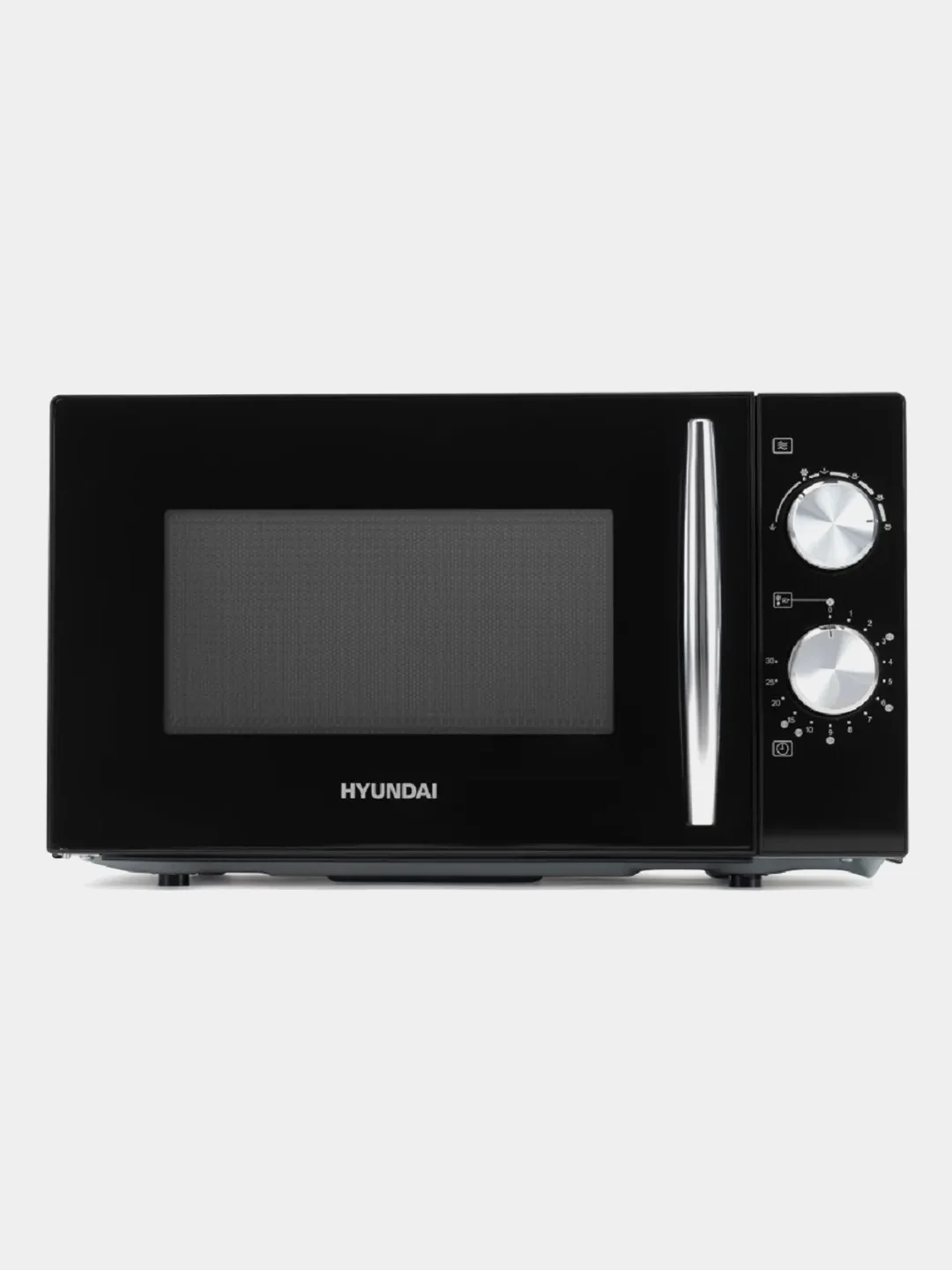 Микроволновая печь Hyundai HYM-M2050, 700 Вт, 20 л, черный, хром