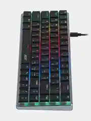 Клавиатура Acer OKW302, USB, серебристый