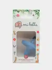 Синий соска-пустышка цельнолитая силиконовая Mibella (Мибелла) ортодонтическая 0-36 мес