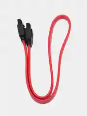 Красный кабель передачи данных SATA III, прямой/угловой
