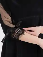 Синий платье новогоднее с люрексом