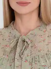Платье женское с цветочным принтом