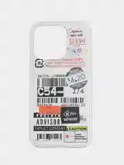 Прозрачный чехол для iPhone (Айфон) 15, 15 Pro