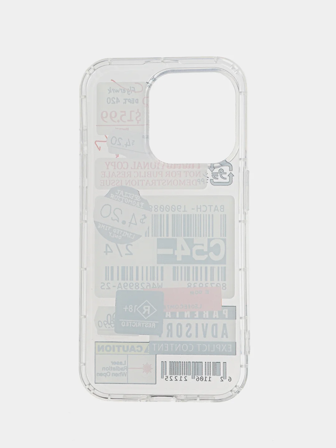 Прозрачный чехол для iPhone (Айфон) 15, 15 Pro