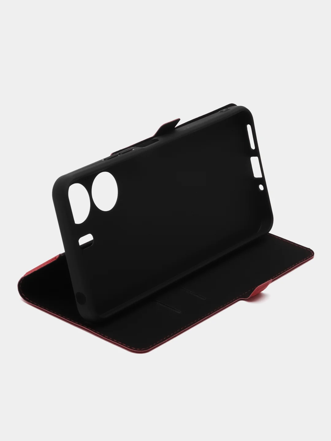 Чехол-книжка Krutoff Eco Book для Xiaomi Redmi 13C/Poco C65 красный