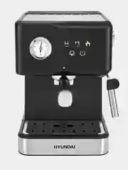Кофеварка Hyundai HEM-4204, рожковая, черный