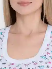 Разноцветный ночная сорочка 100% хлопок
