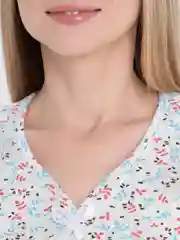 Разноцветный ночная сорочка 100% хлопок