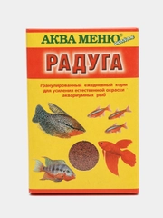 Корм для рыб Аква Меню "Радуга", гранулы, 25 г