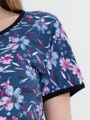 Голубой халат женский,без пояса