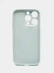Голубой чехол стеклянный, глянцевый, для айфона Iphone 11, 12, 13, 14, 15 Pro