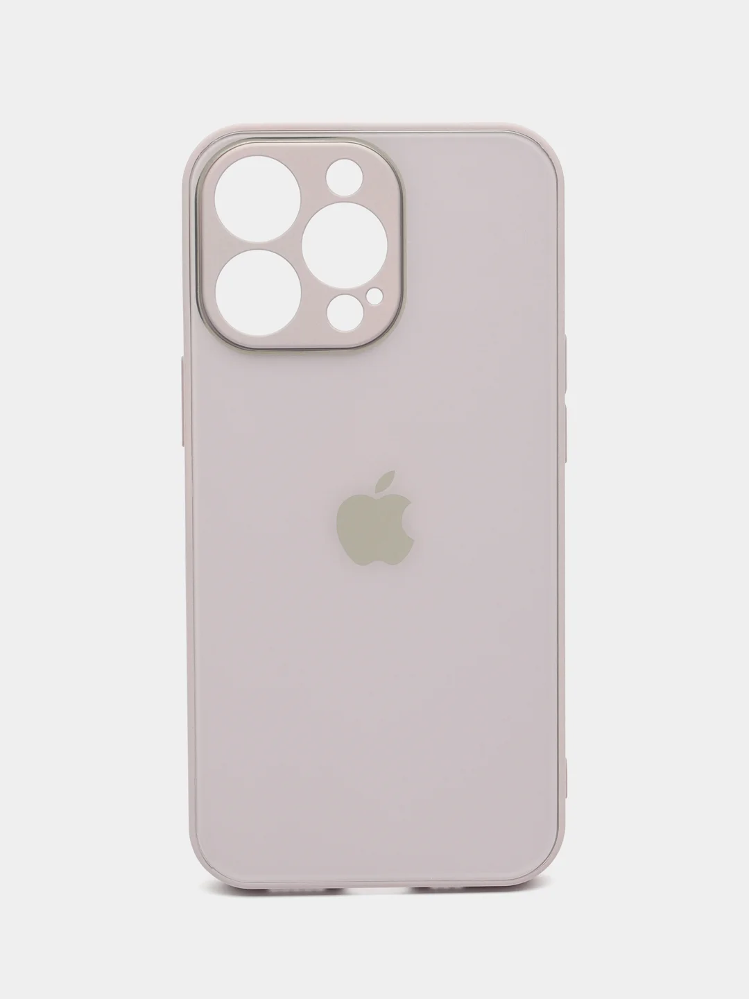Сиреневый чехол стеклянный, глянцевый, для айфона Iphone 11, 12, 13, 14, 15 Pro