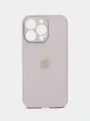 Сиреневый чехол стеклянный, глянцевый, для айфона Iphone 11, 12, 13, 14, 15 Pro