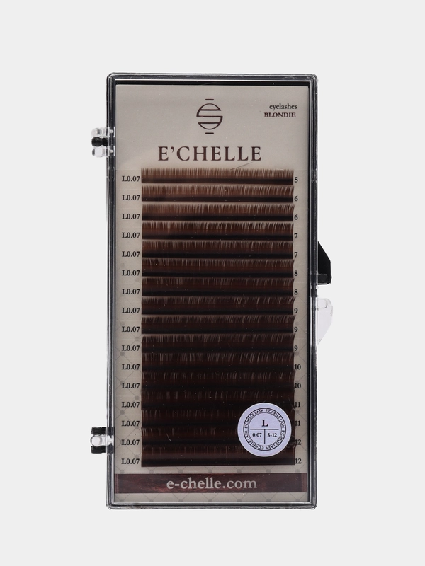 Ресницы Brunette ECHELLE MIX 0,07/L/ 5-12 mm (16 линий)